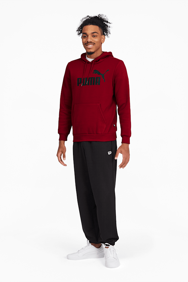 Red puma shop hoodie mens